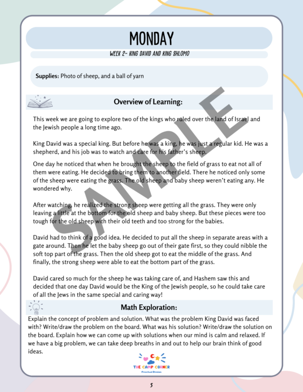 Week Two: Jewish Kings, King David and King Shlomo - Image 4